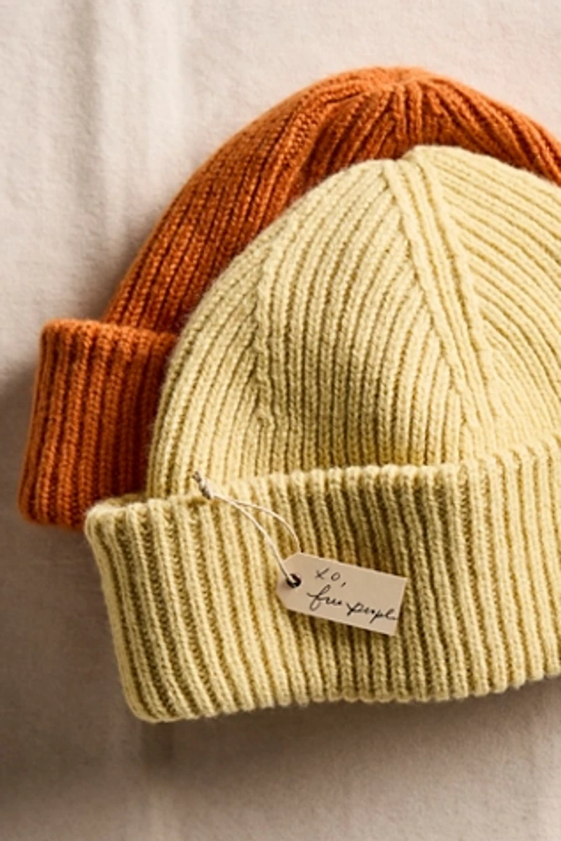 CLÒIMH Chunky Soft Wool Beanie Hat