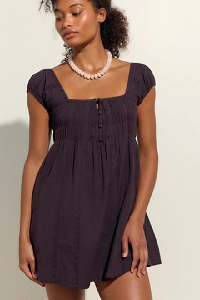 lovaan mathilda linen mini dress Lovaan Mathilda Linen Mini Dress