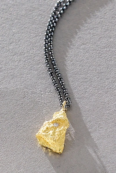 Emanuela Duca Burst Gold And Diamond Necklace