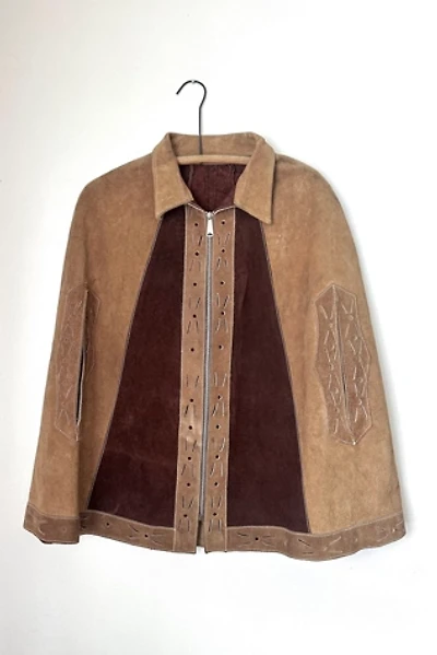 Vintage 1970s Suede Cape Selected by Grievous Angel Vintage