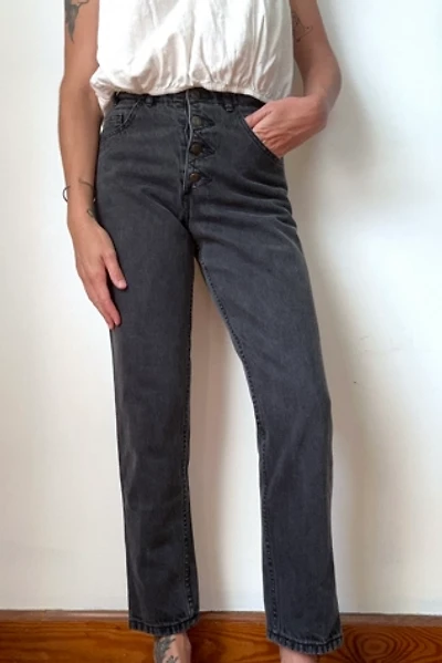 1980s Black Guess Denim Pants Selected by Grievous Angel Vintage