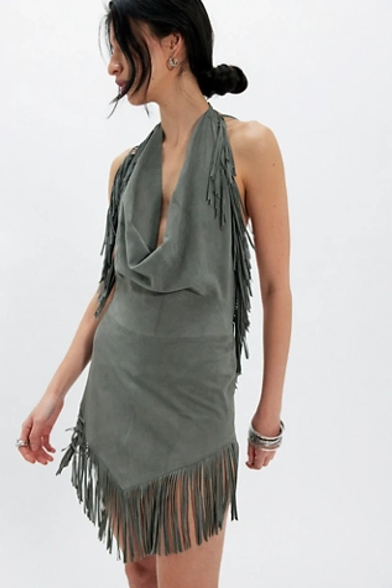 understated leather dress Fringe Mini at MarketFair Shoppes in Princeton, NJ sale-20240920