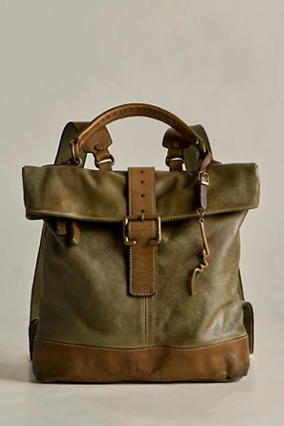 Free People Bronko Carmel Leather Drawstring Backpack Free People We The Free Bronko Leather Backpack - Caramel  main image 4