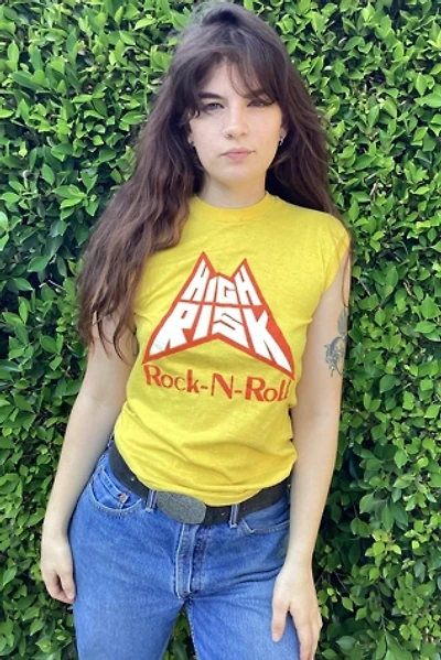 Vintage 1980s High Risk Rock N Roll Muscle tee Selected by Cherry