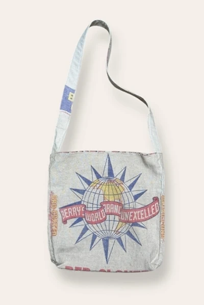 Vintage 1940's Seed Sack Berry's World Reconstructed Bag Selected By Afterlife Boutique