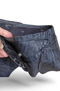 Handcrafted 1980's Leather Contour Belt Selected by Garbage Soup