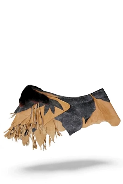 1980's Artisan Mixed Media Belt Selected by Garbage Soup