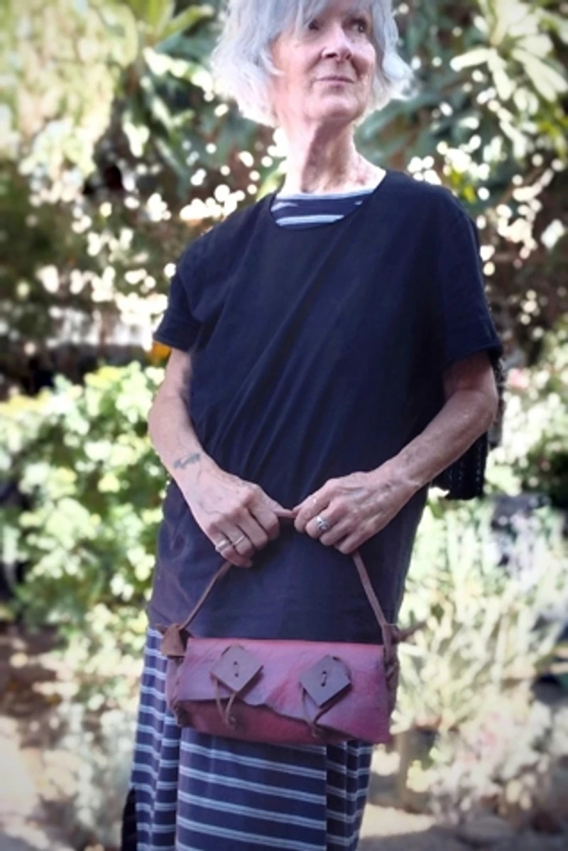 Handcrafted Leather Baguette Bag Selected by Garbage Soup