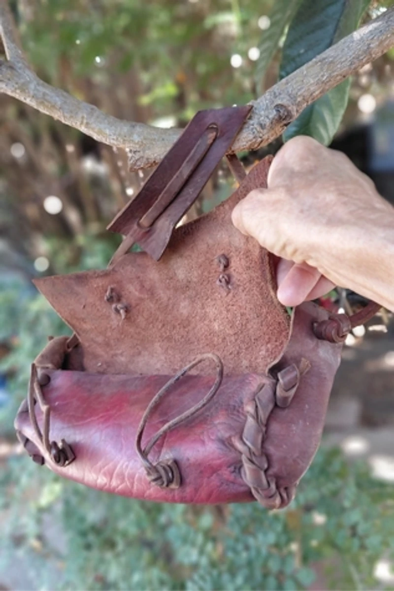 Handcrafted Leather Baguette Bag Selected by Garbage Soup