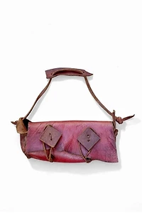 Handcrafted Leather Baguette Bag Selected by Garbage Soup