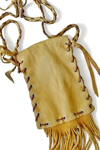 Handcrafted Chamois Leather Pouch Bag Selected by Garbage Soup