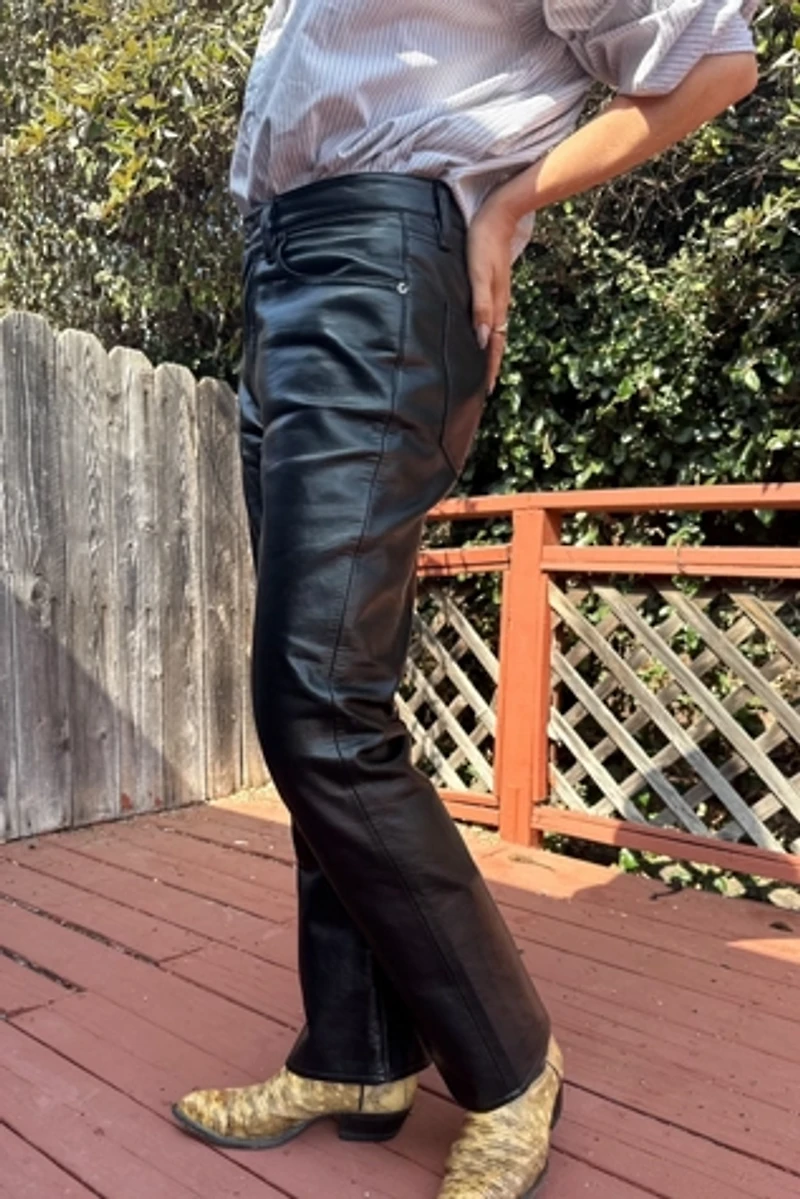 Agolde Recycled Leather Pants Selected by Personal Choice