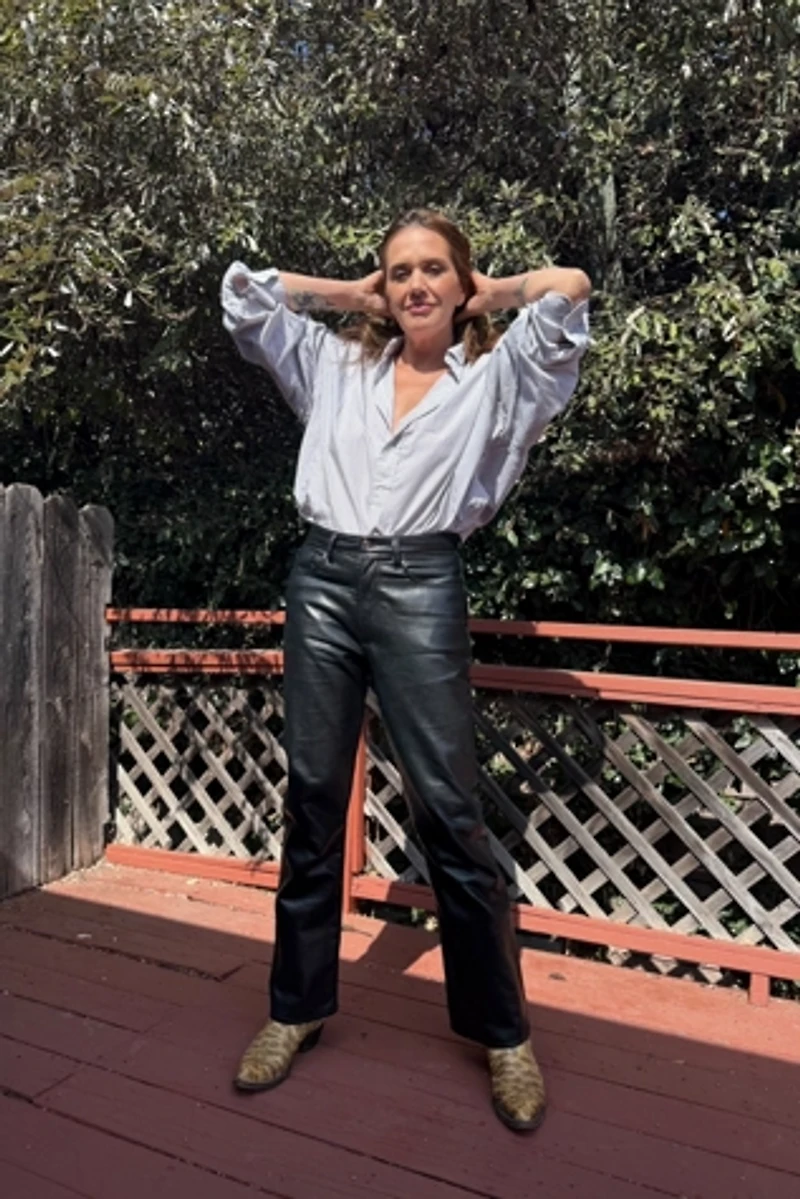 Agolde Recycled Leather Pants Selected by Personal Choice