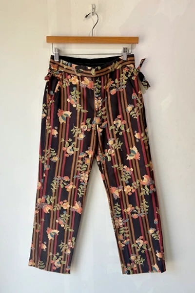 Bode Brown Floral Pattern Pants Selected by The Curatorial Dept.