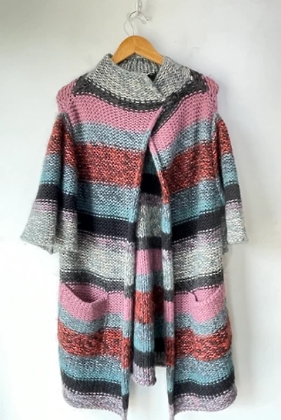 Chloé Multicolor Mohair Knit Cardigan Selected by The Curatorial Dept.