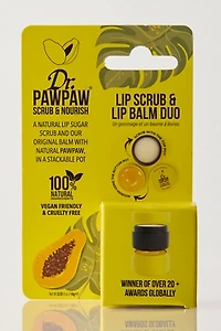 Dr.PAWPAW Lip Scrub and Lip Balm Duo