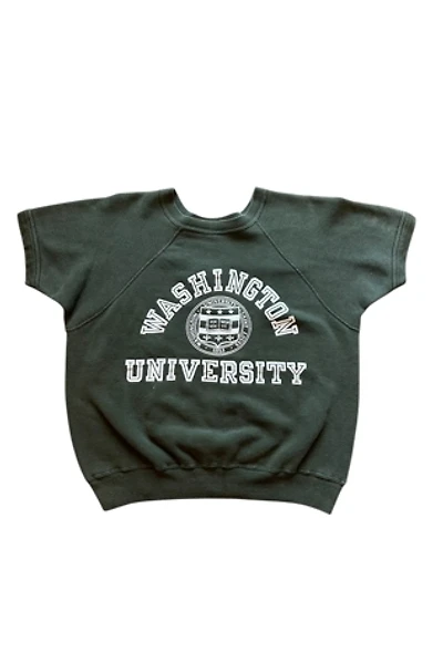 Vintage Washington State University Short Sleeve Sweatshirt Selected By Vintage Warrior