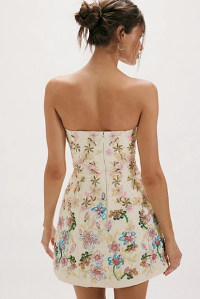 free people bali juliet embroidered mini dress Free People Bali Take Me With You Mini Red Pattern – Simply Couture Boutique main image 0