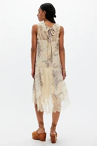 Anna Sui Spirit Bloom Midi Slip Dress