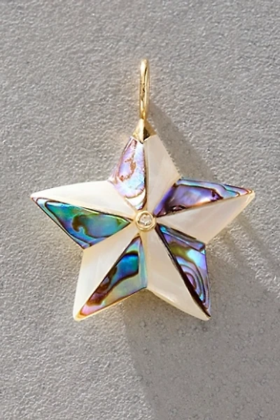 Maura Green Beveled Luminescent Star Charm