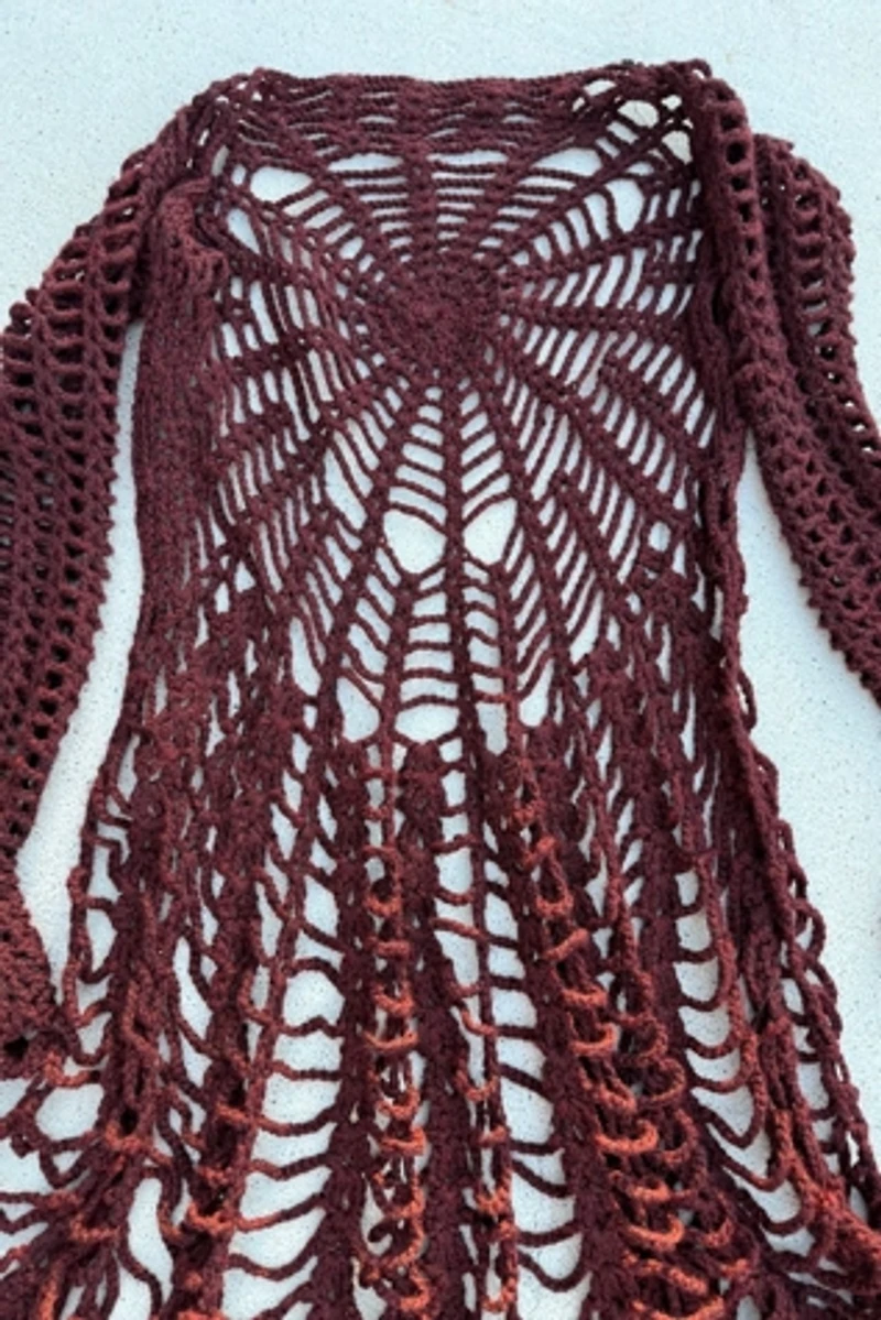 Spiderweb Crochet Duster Selected by Wax Plant