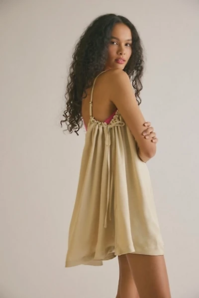 Levi Atalia Linen+ Denim Slip Dress | The Summit