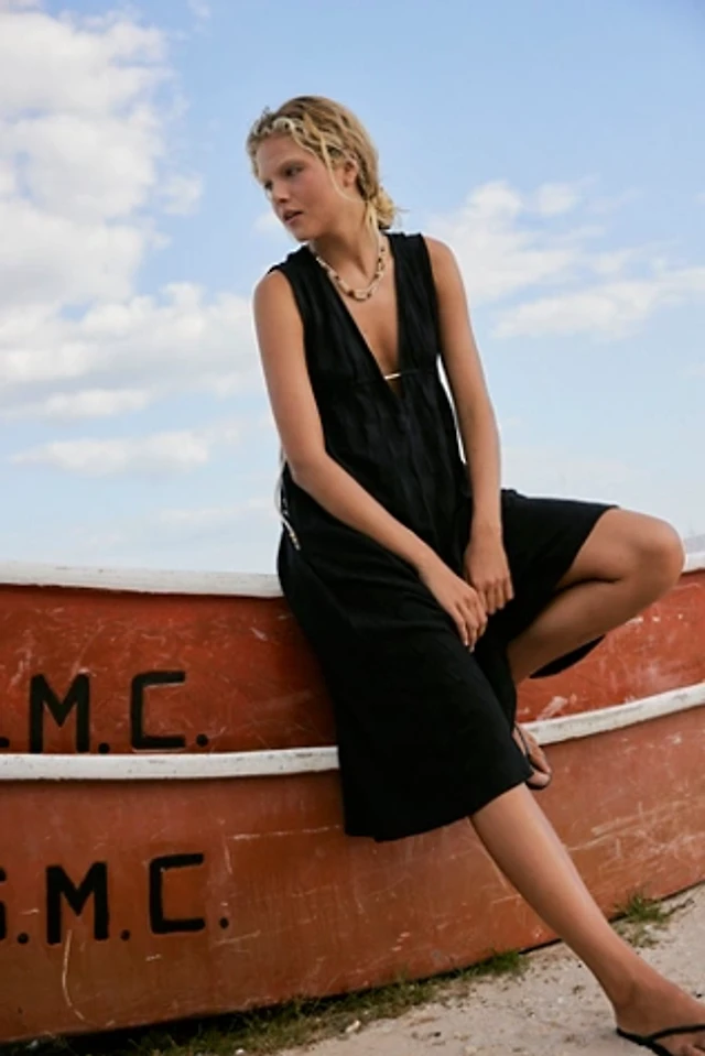 at leisure midi dress free people FREE PEOPLE Free-Est - At Leisure Midi Dress