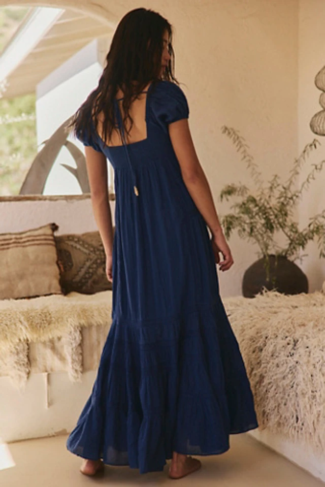 chinese dress ladies Free People Moonlight Ocean Maxi Dress  Aqua Bay Swim Co