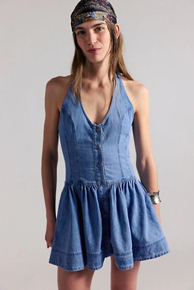 Free People Sonora Denim Mini Dress | Pacific City Free People Sonora Denim Mini Dress | Pacific City