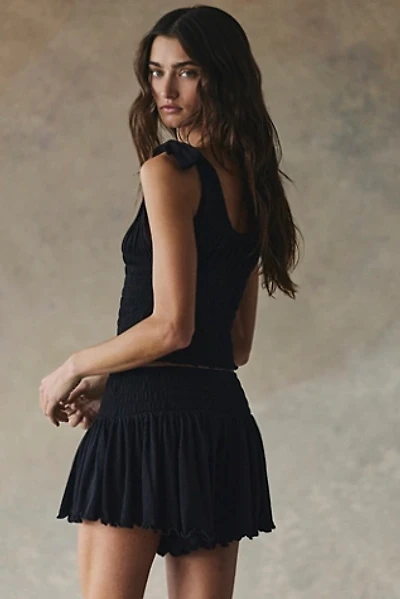 Cute & Smocked Cotton-Jersey Short Set