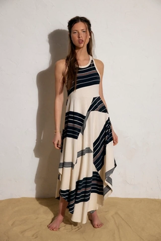 Urban Outfitters UO Hyacinth Lace Spliced Midi Dress | Pacific City