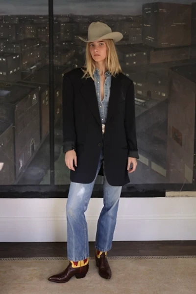 Vintage 1980s Giorgio Armani Wool Blazer by Lauren Owen of Texas