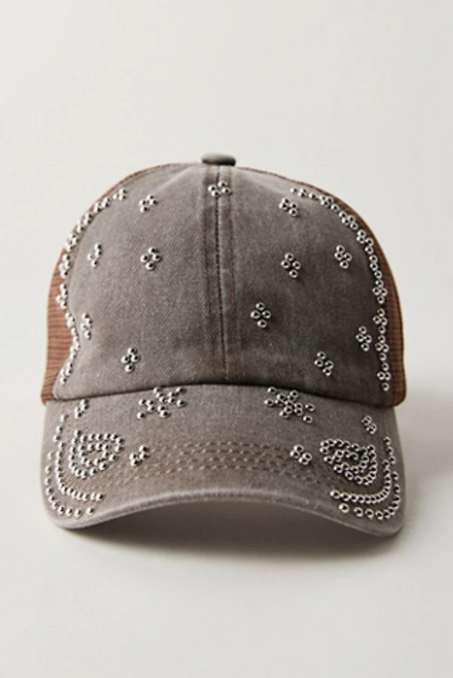 Free People Moto Racing Baseball Cap | Pacific City display picture 1