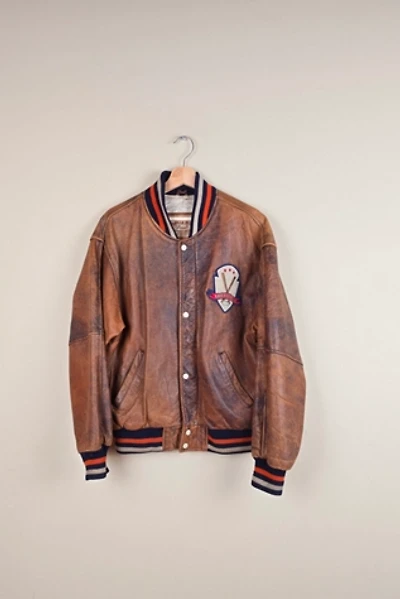 Vintage Louisville Slugger Baseball Leather Jacket Selected By The Igala NYC