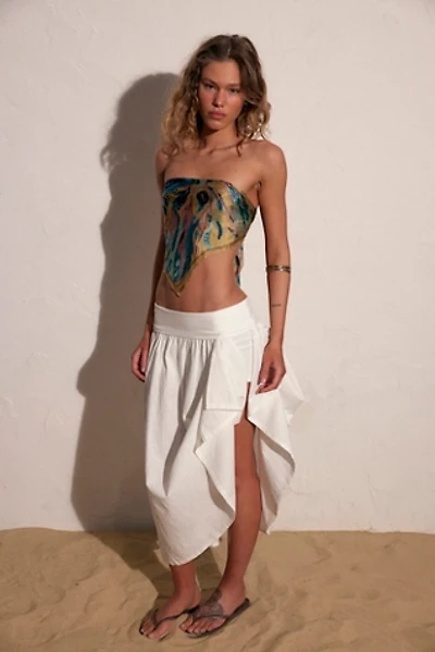 Monae Convertible Cotton Midi Skirt