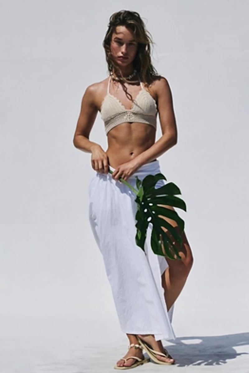 Monae Convertible Cotton Midi Skirt