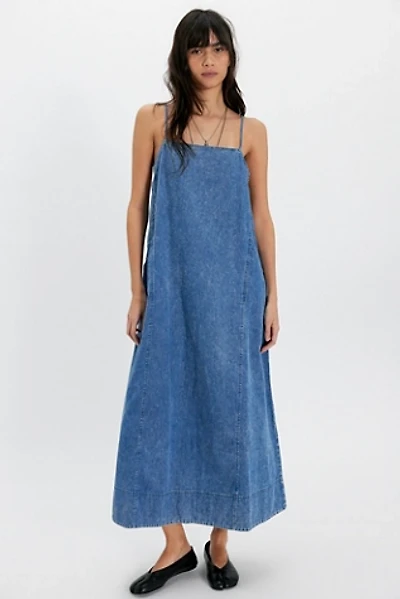 pilcro fitted denim midi dress Buy Anthropologie Blue Pilcro Buttondown Denim Midi Dress from Next USA