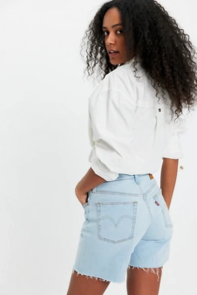 Levi's 501 Mid-Thigh Lightweight Denim Shorts