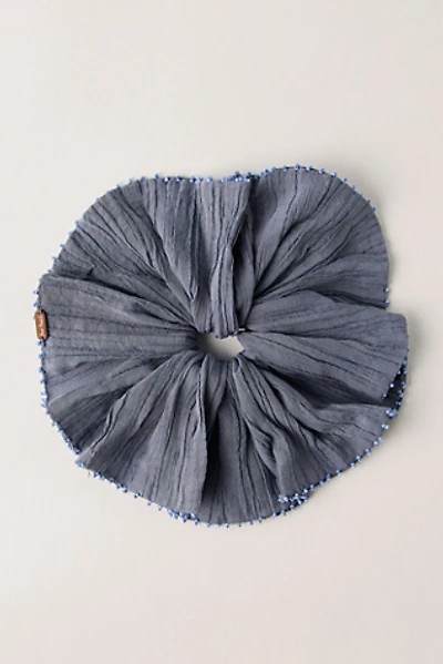 Calypso Beaded Trim Scrunchie