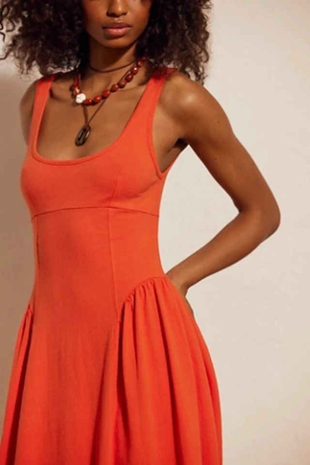LoveShackFancy Esilda Lace Inset Cotton Midi Dress | Pacific City