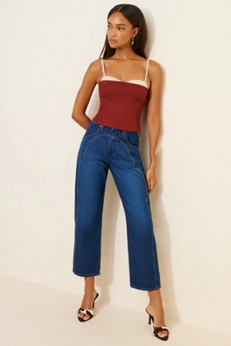 Wrangler Sleek Barrel-Leg Jeans