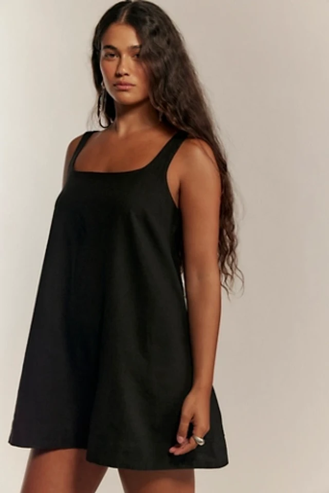 lovaan mathilda linen mini dress Lovaan Mathilda Linen Mini Dress - Meadow