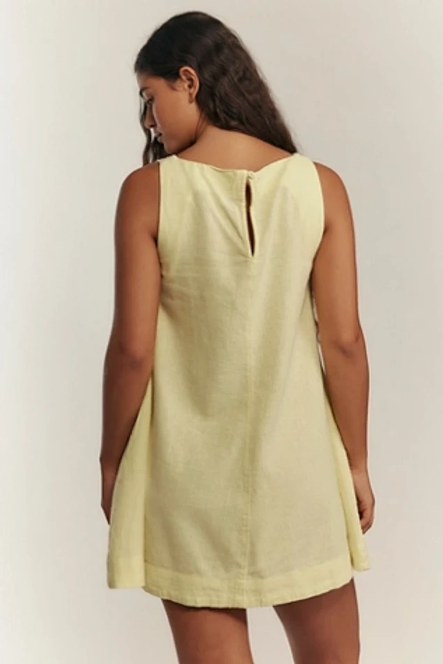 lovaan mathilda linen mini dress Lovaan Mathilda Linen Mini Dress