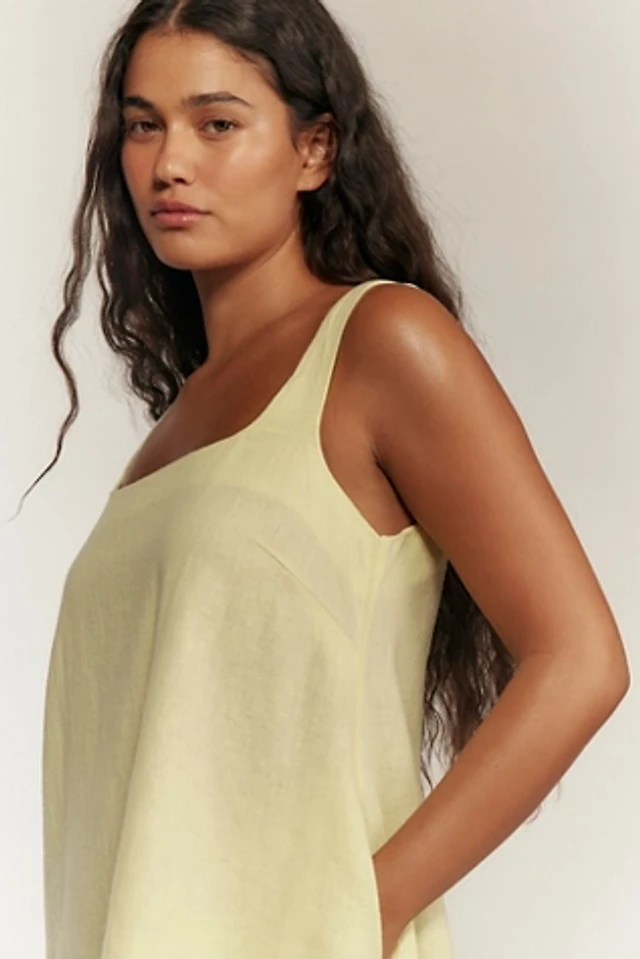 lovaan mathilda linen mini dress Lovaan Mathilda Linen Mini Dress
