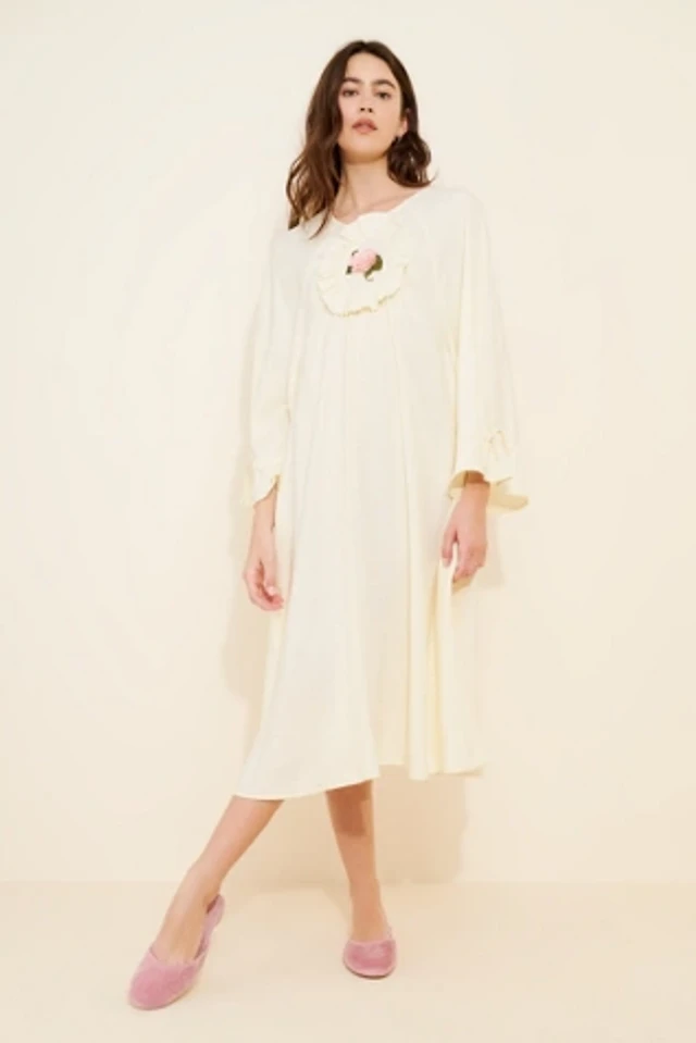 linen full length dress Flax-Full Dress - Linen Maxi Dress main image 1