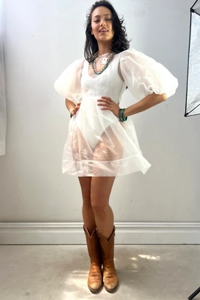 Francesca's Claudia Floral Organza Babydoll Dress | Pacific City Francesca's Claudia Floral Organza Babydoll Dress | Pacific City
