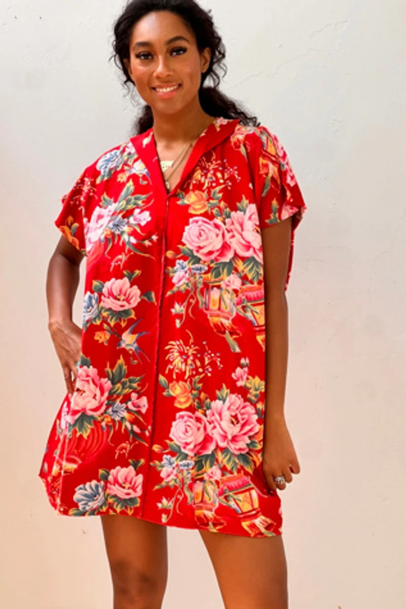 Anna Corinna Reworked Vintage Flowers Smock Dress | The Summit Anna Corinna Reworked Vintage Flowers Smock Dress | The Summit
