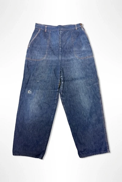1950s Rare High Rise Workwear Jeans Selected By Ritual Vintage