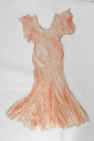 1930s Sheer Bias Cut Floral Lingerie  Dress Selected by MARMALADE