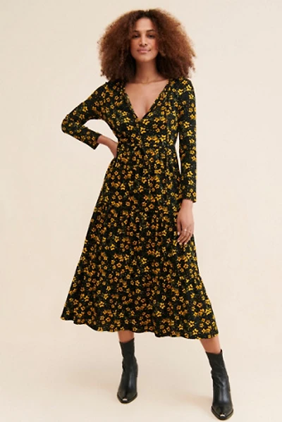 Tiered Midi Dress